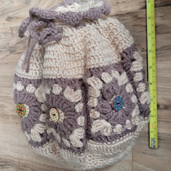 Handmade Crochet Tote - Picture 2 of 8